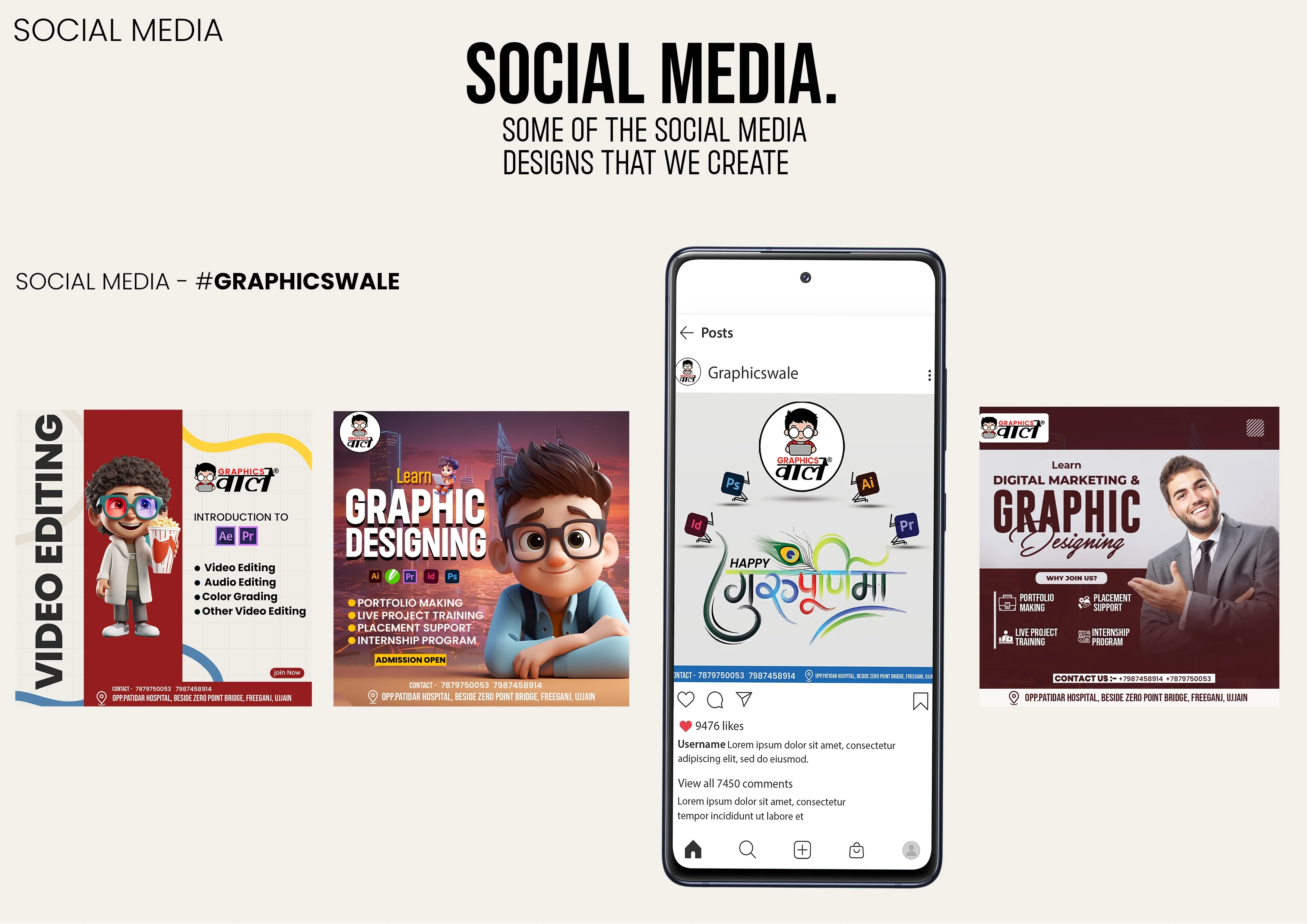 Brand moodboard design