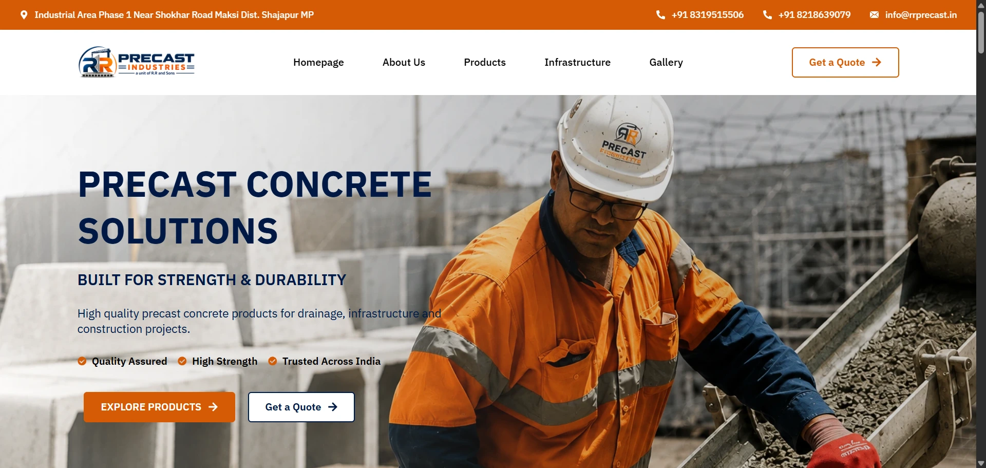 Business website